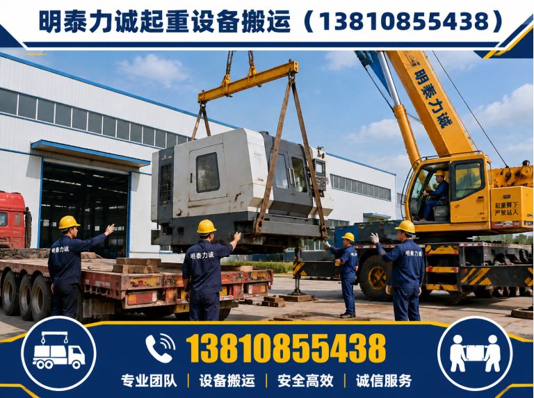 河北厂房设备搬运展示图